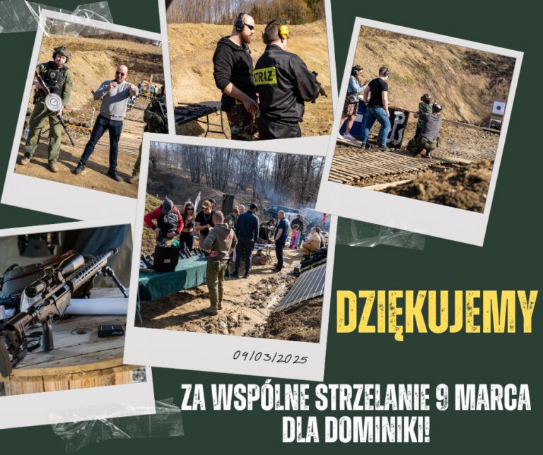 Charytatywne zawody strzeleckie „Strzelamy dla Dominiki! Na odbudowę domu po pożarze.” (9 marca 2025)